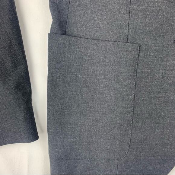 Talula women's 8 medium dark Charcoal Blazer revolve wool blend business - Picture 11 of 11